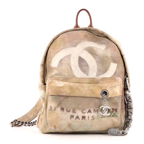 chanel art school backpack